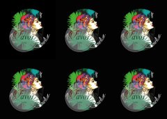 Afrikalı Kadın Runner ve Supla Kumaşı 1 mt kadın 6'lı supla