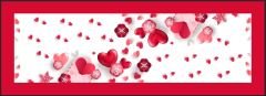 Aşk Temalı Pano Kumaş 1 mt runner