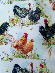 Horoz Desenli Kumaş 2