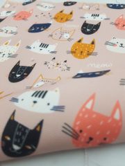 Meow Kedi Desenli Kumaş