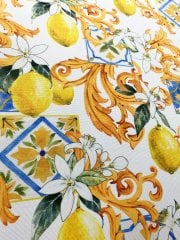 Limon Seramik Desenli Kumaş 2