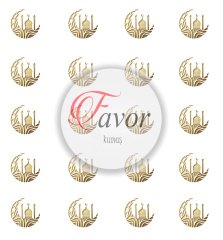 Hilal Desenli Kahve Supla Kumaşı 20 tane kahve suplası-1,5 mt