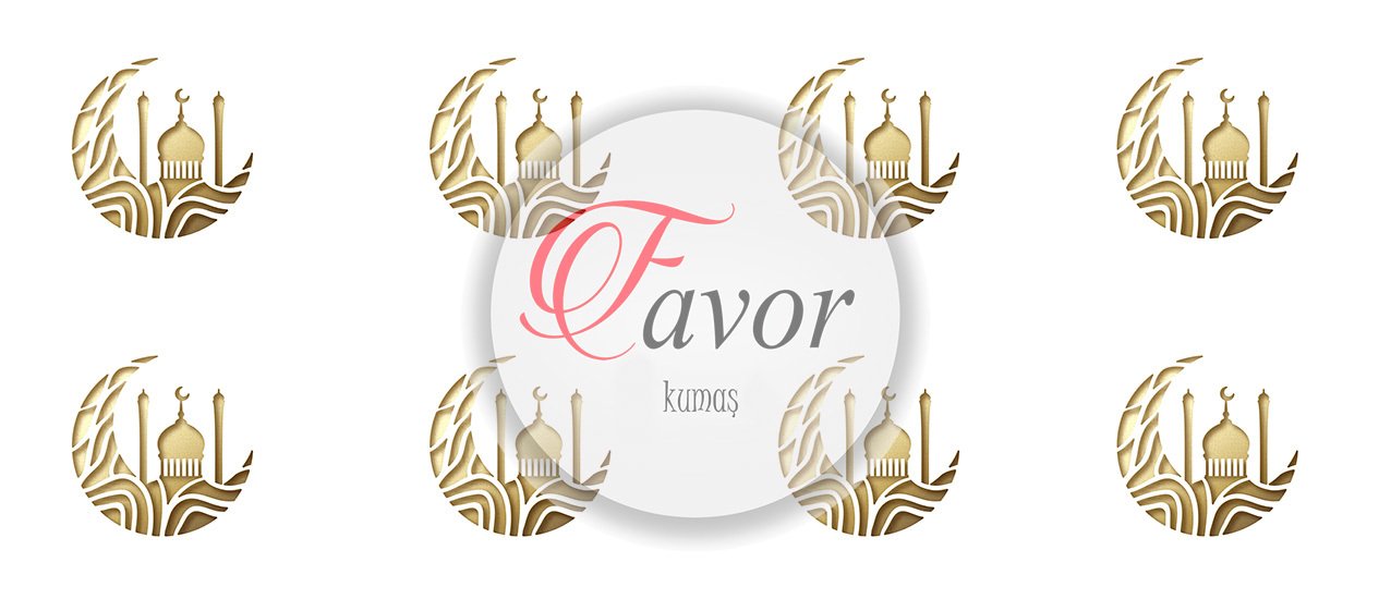 Hilal Desenli Kahve Supla Kumaşı 8 tane kahve suplası-60 cm