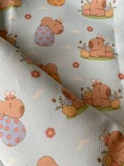 Capybara Desenli Kumaş