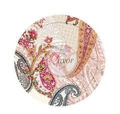 Şal Desenli Runner ve Supla Kumaşı