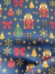 3D Fındıkkıran Askerleri  Desenli Kumaş 3