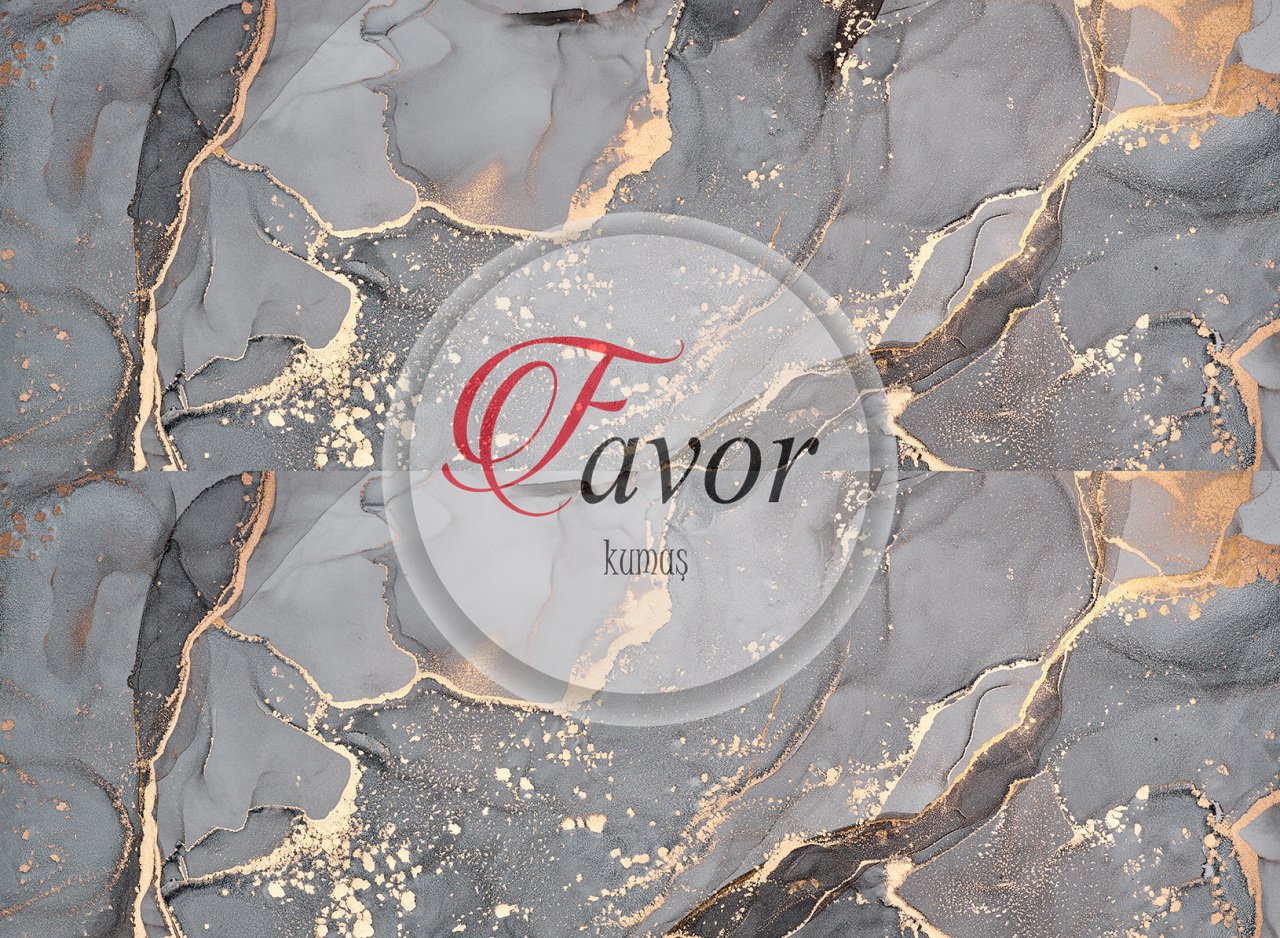 Mermer Desenli Runner Kumaşı 1mt-2 runner