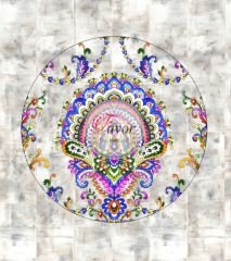 Şal Desenli Runner ve Supla Kumaşı 2 35'lik 6 adet supla -1 mt