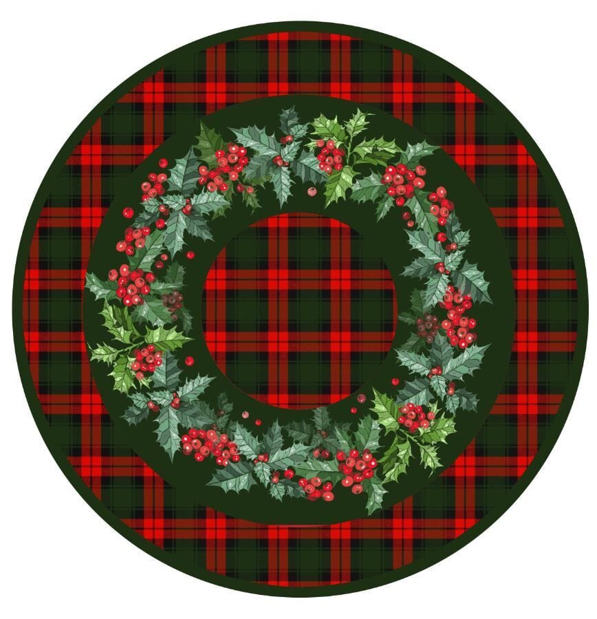 Yılbaşı ağaç altı örtüsü (140x150 cm )Kumaş