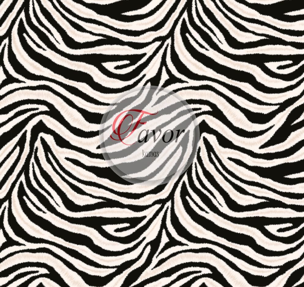 Zebra Desenli Kumaş