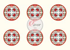 Özbek Desenli Runner ve Supla Kumaşı 1 mt -6 adet supla