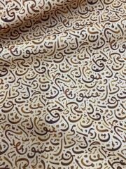 Ramazan Arapça Harfler Desenli Kumaş 2