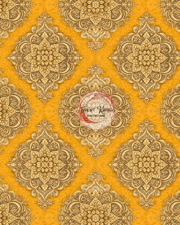 Ramazan Altın Nizam Desenli Kumaş