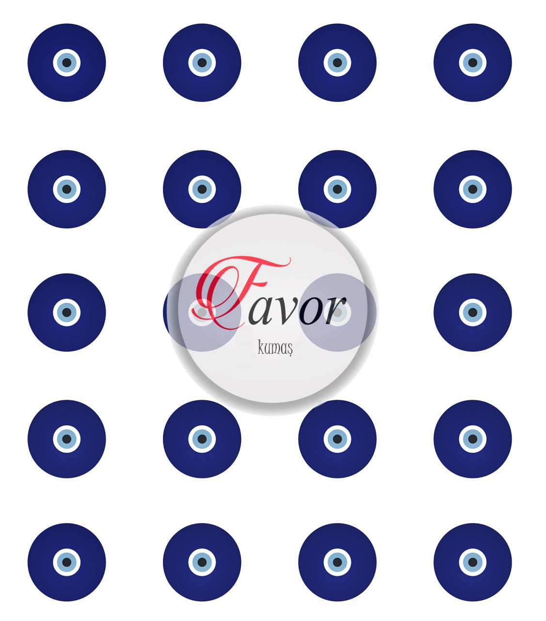 Nazar Boncuğu Kahve Supla 20 tane kahve suplası-1,5 mt