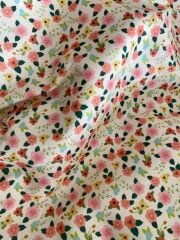 Bahar Bahçesi Çıtır Çiçekli  2 Desenli Kumaş