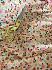 Bahar Bahçesi Çıtır Çiçekli  2 Desenli Kumaş