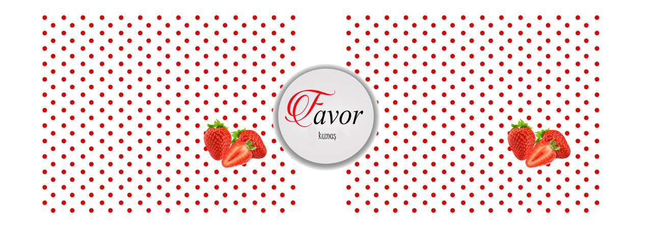 Renkli Benekli Amerikan Servis Kumaşı kırmızı