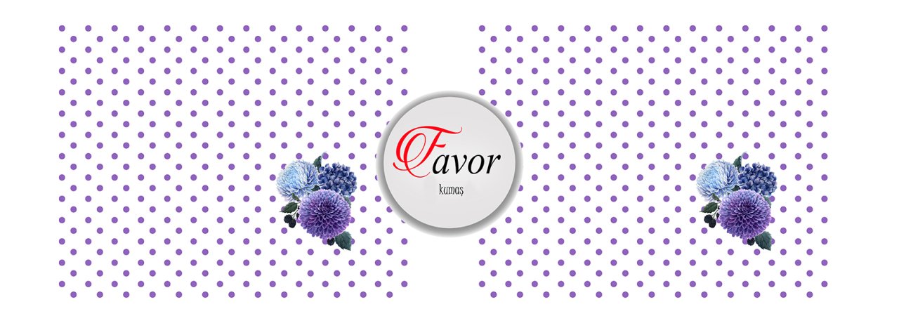 Renkli Benekli Amerikan Servis Kumaşı mor