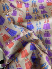 Püskül Desenli Kumaş