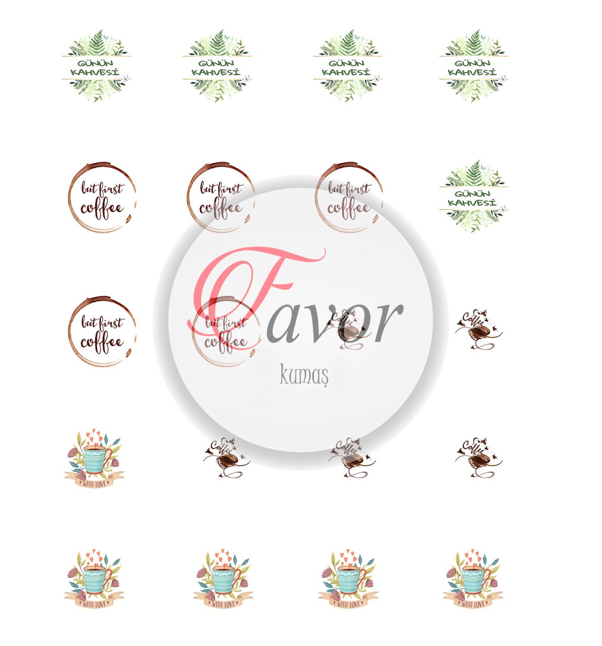 Coffee Kahve Supla Kumaşı 1,5 mt -20 harf