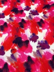 Yeşil Mavi Batik Desenli Kumaş