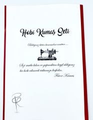 Retro Çıtır Çiçek Desenli Hobi Kumaş Seti