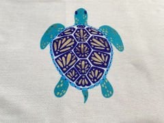 Sevimli Plaj Desenli Hobi Kumaş Seti