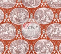 Toile De jouy Desenli Kumaş 3