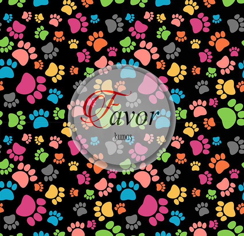 Renkli Pati Desenli Kumaş 2