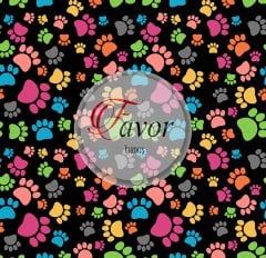 Renkli Pati Desenli Kumaş 2