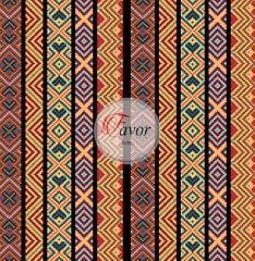 Etnik Göz Motif Desenli Kumaş