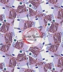 Euro Desenli Kumaş