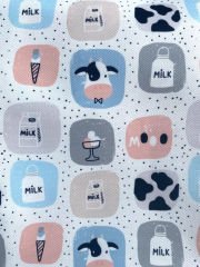 Süt Desenli Kumaş