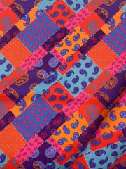 Bandana Patchwork Desenli Kumaş