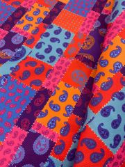 Bandana Patchwork Desenli Kumaş