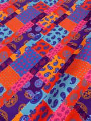 Bandana Patchwork Desenli Kumaş