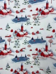 Buz Pateni Desenli Kumaş