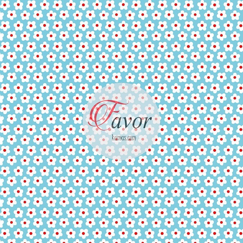 Küçük Çiçek Desenli Kumaş