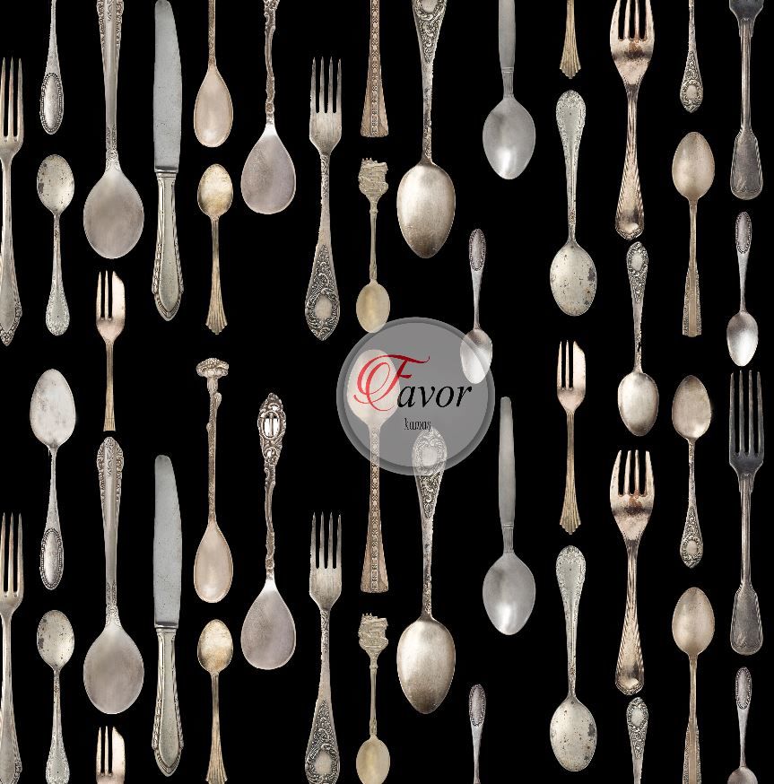 Çatal Kaşık Desenli Kumaş Döşemelik Petek Kumaş - siyah