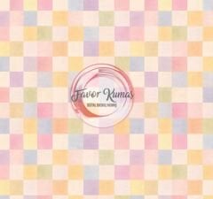 Pastel Dama Desenli Kumaş