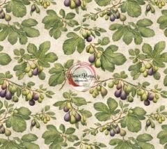 İncir Bahçesi Desenli Kumaş