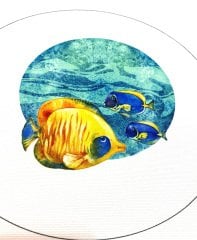 Deniz Altı Desenli Supla Kumaşı
