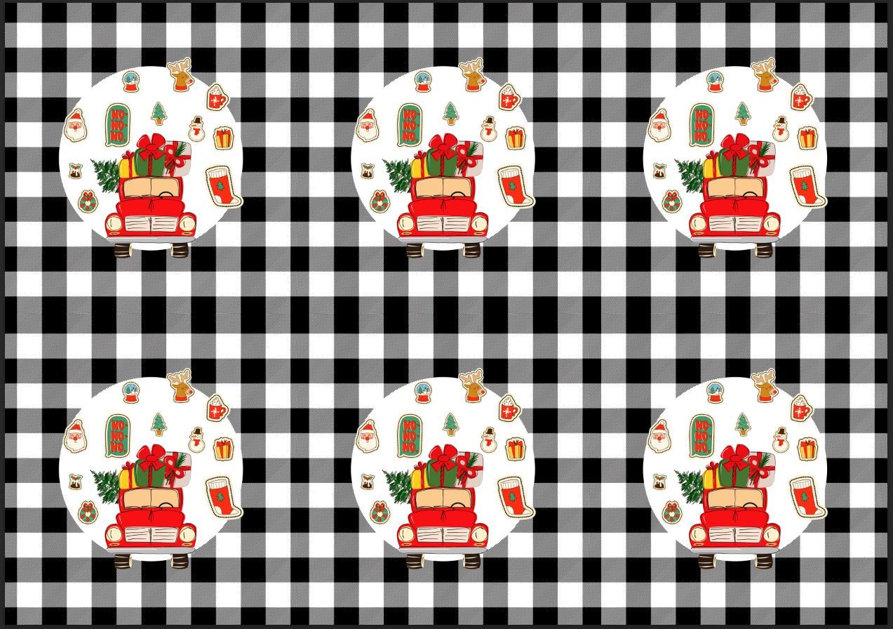 Yılbaşı Kamyonu Runner ve Supla Kumaşı 1 mt -6 adet supla