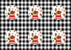 Yılbaşı Kamyonu Runner ve Supla Kumaşı 1 mt -6 adet supla