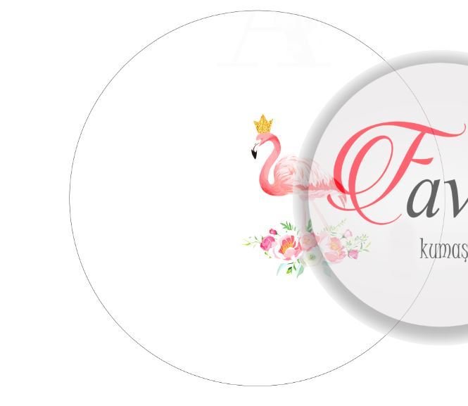 Filamingo Desenli Kahve Supla Kumaşı