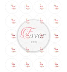 Filamingo Desenli Kahve Supla Kumaşı 20 tane kahve suplası-1,5 mt