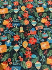 Yılbaşı Hediyeleri Desenli Kumaş