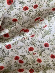 Anadolu Botanik Desenli Kumaş