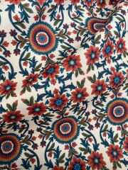 Anadolu Rozeti Desenli Kumaş