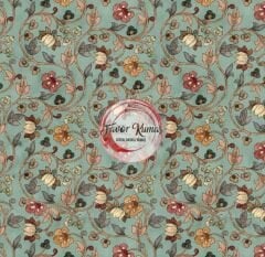 Anadolu Rozeti Desenli Kumaş 2